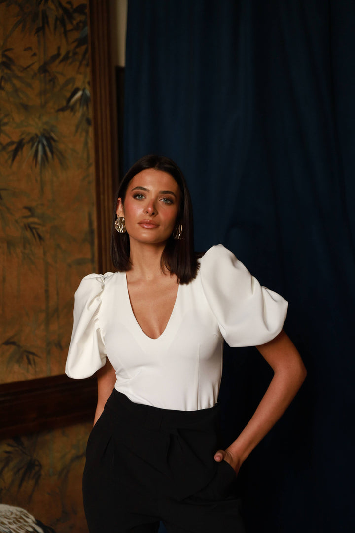 Top Promesa Puffed Sleeve Blouse