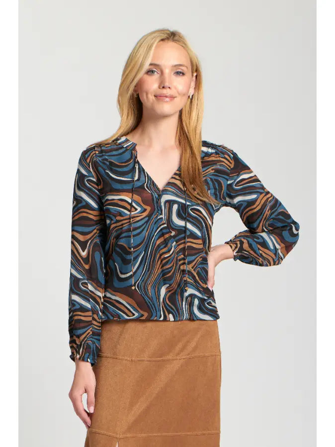 Falling For You Blouse