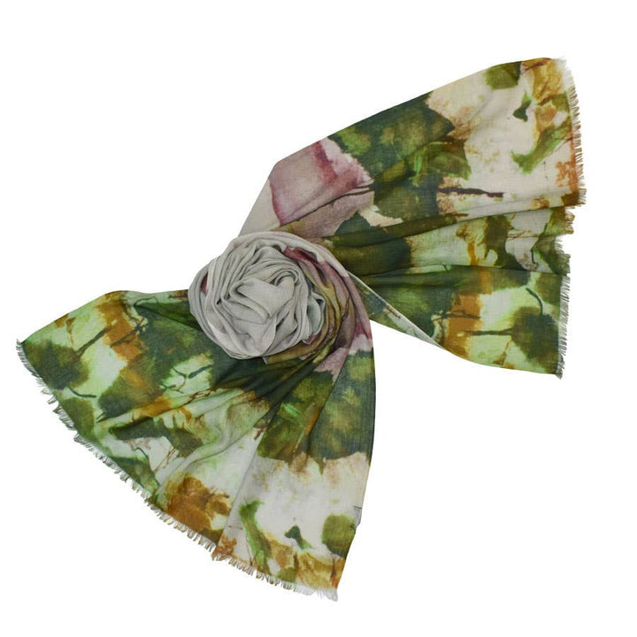 January Abstract Landscape Scarf