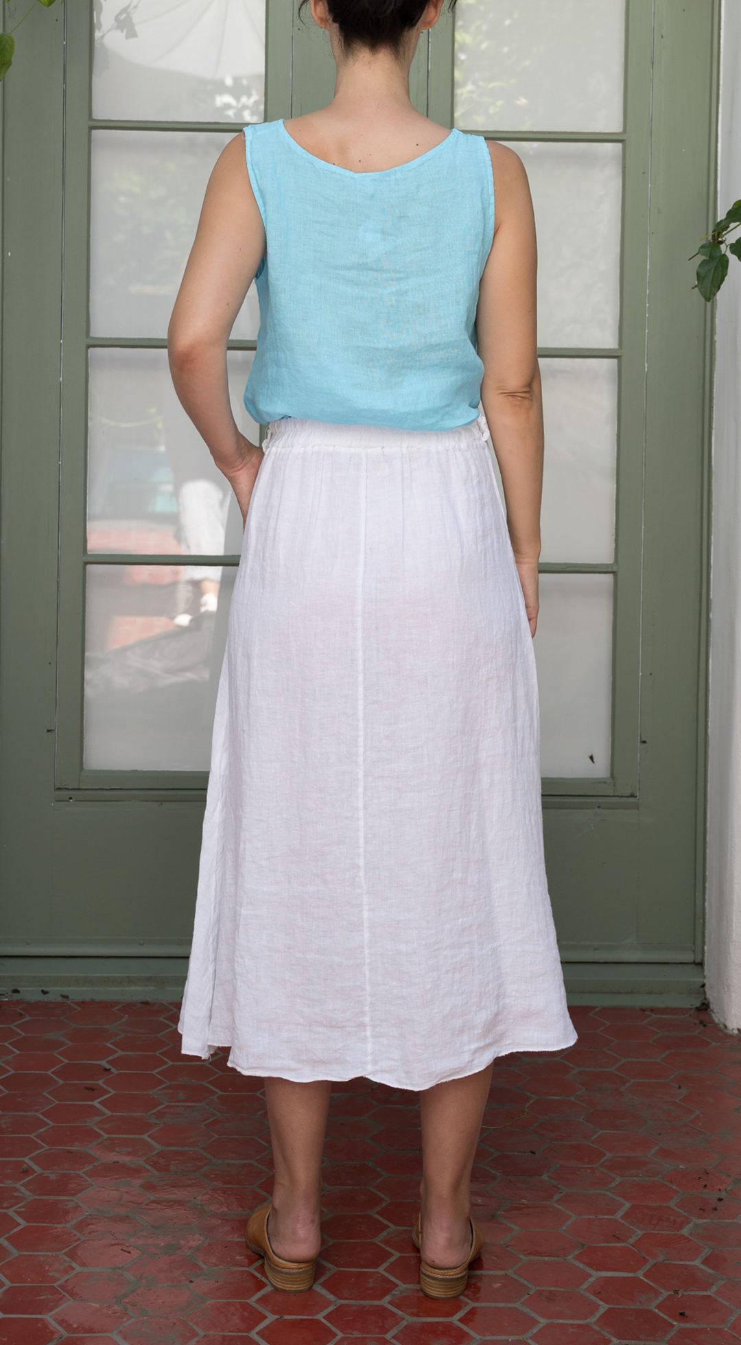 Linen Long Skirt