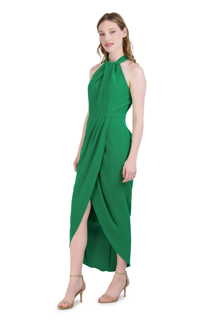 Julia Jordan Knot Neck Maxi Dress
