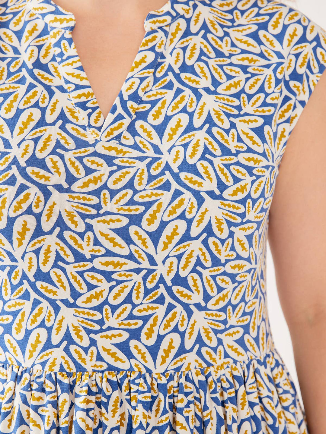 Claudia Dress Fern Beats Blue