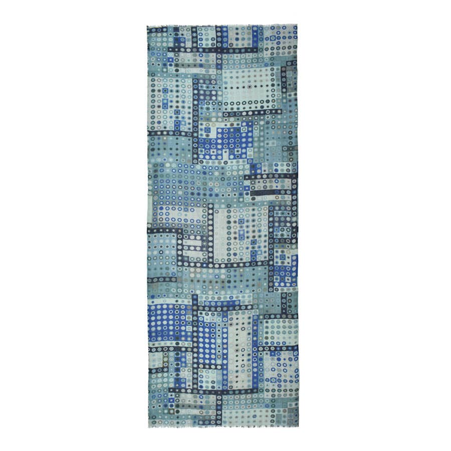 Speckled Wood Dotted Wool Scarf