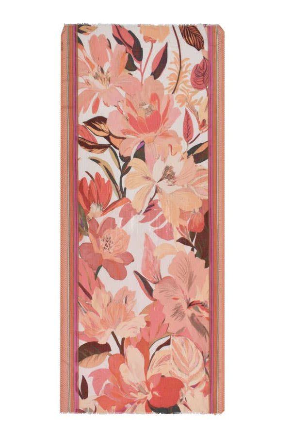 Kirsten Floral Ecovera Cotton Scarf