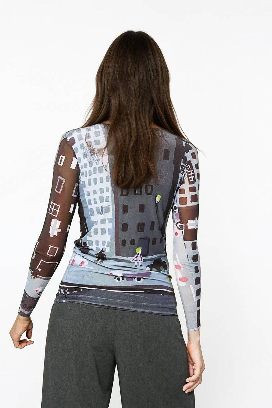 Manhattan - Florence Double Sheer Top