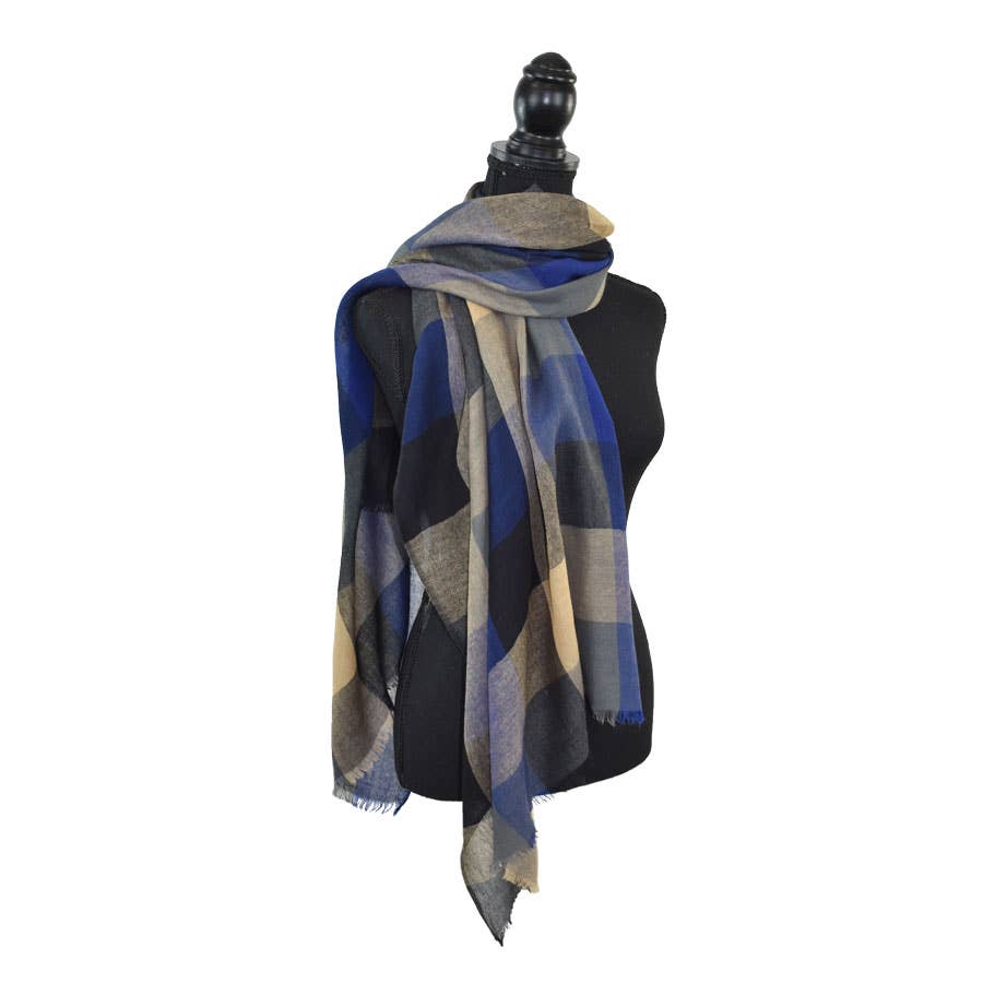 Juno Soft Plaid Scarf