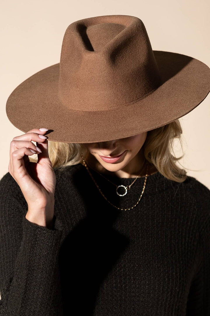 100% Australian Wool Teardrop Panama Hat