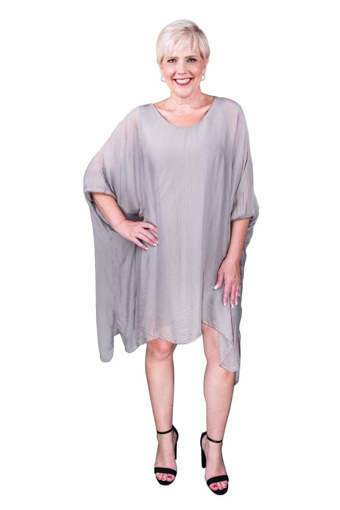 Alessia Silk Kaftan Dress