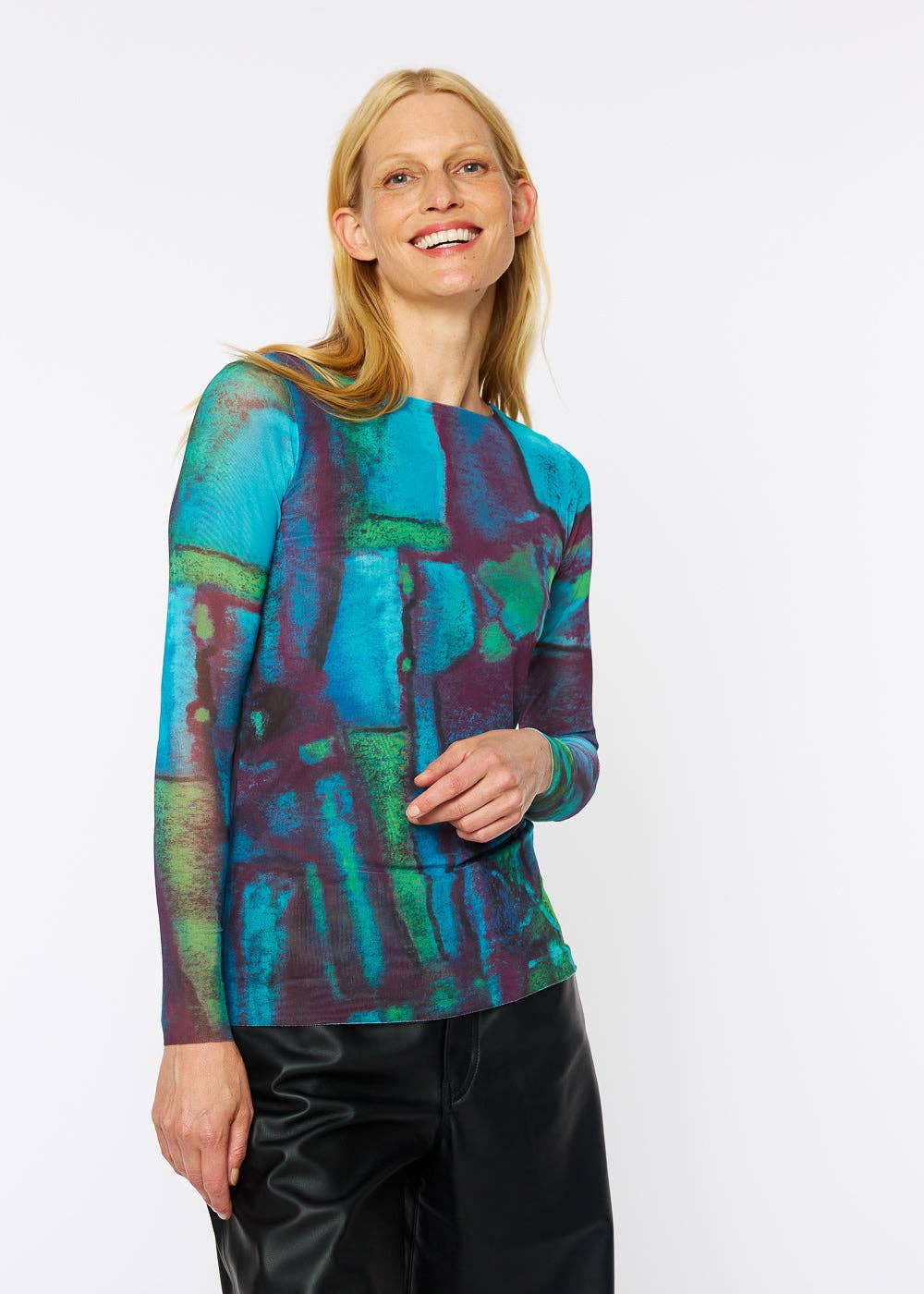 Blue Lagoon - Florence Double Sheer Top