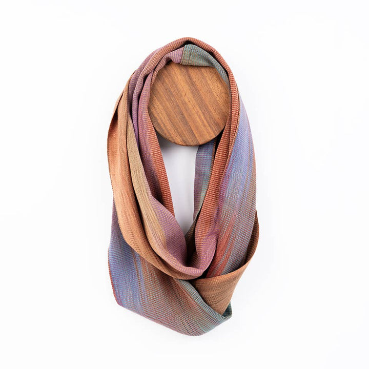 Handwoven Bamboo Silky Weave Infinity Scarf