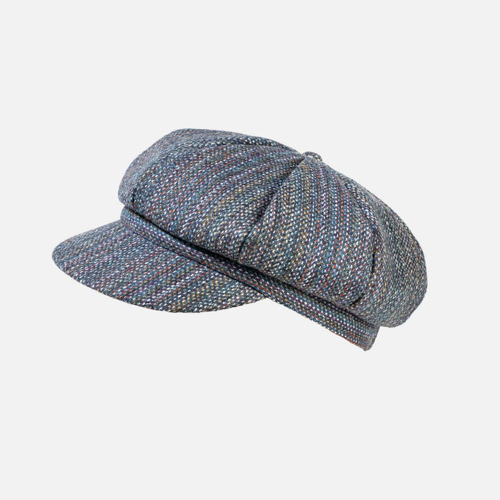 Tweed Wool Baker Boy Cap