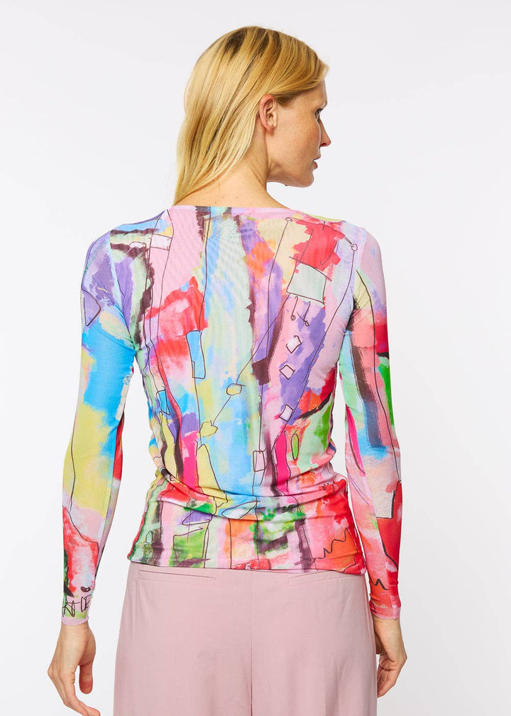 Candy Shop - Florence Double Sheer Top