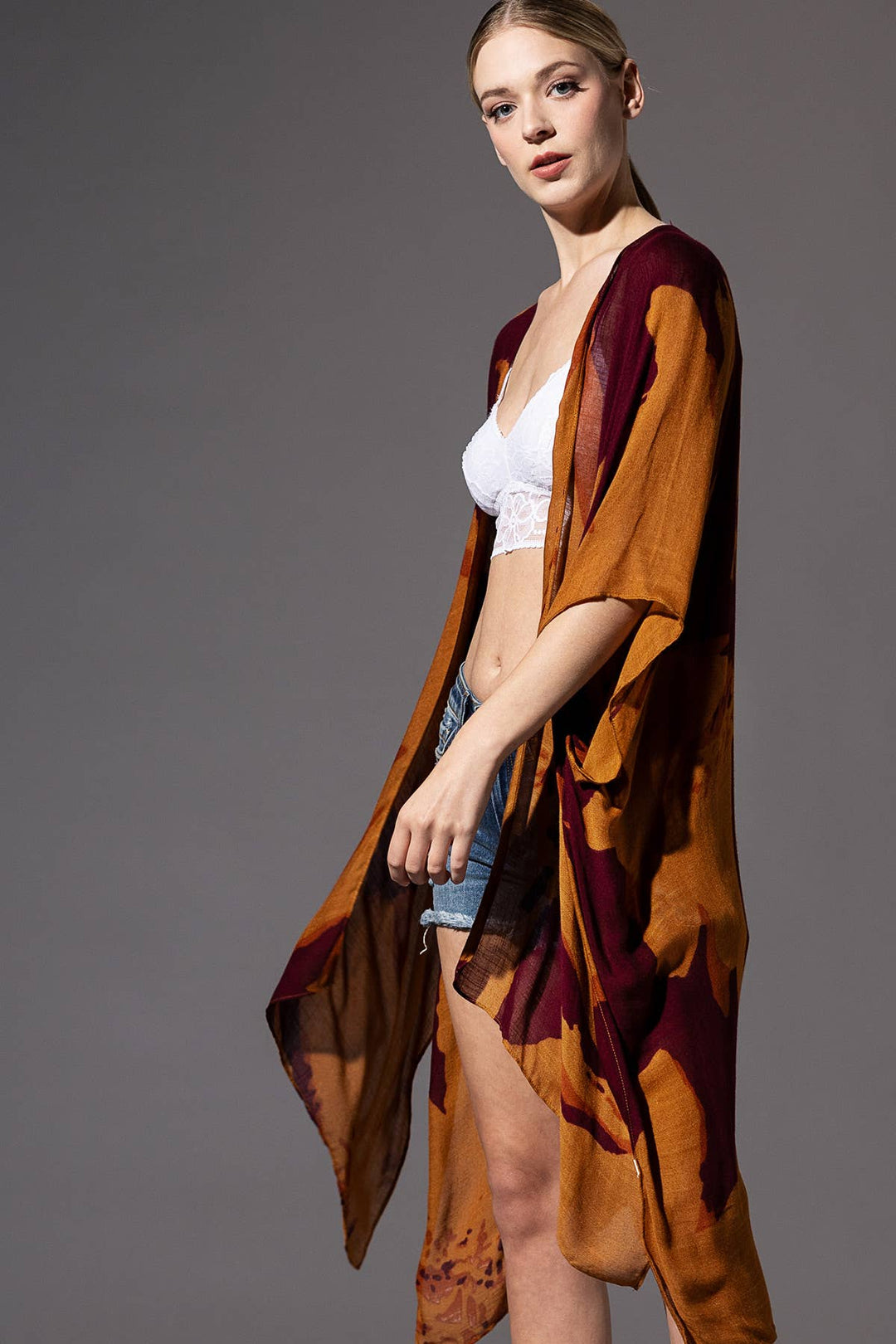 Sweeping Floral Kimono