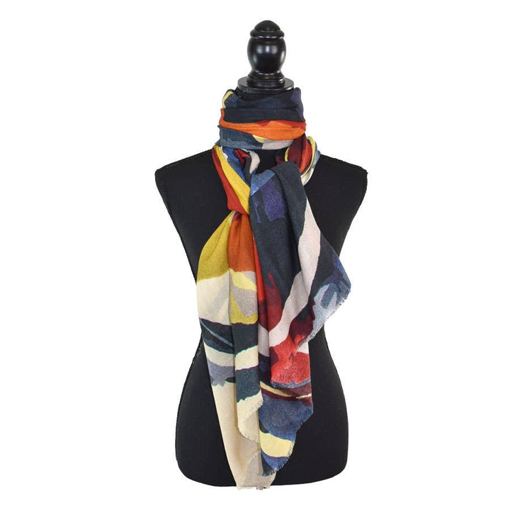 Zaganas Abstract Shapes Scarf