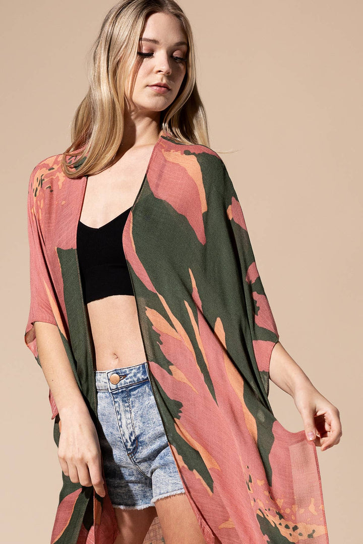 Sweeping Floral Kimono