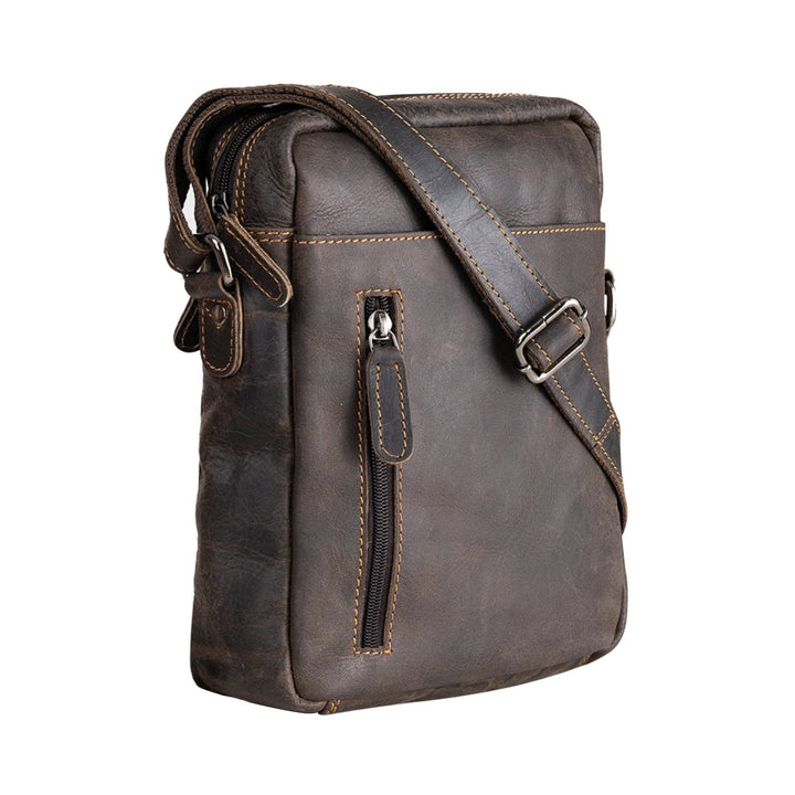 Dallas Leather Shoulder Bag - Unisex
