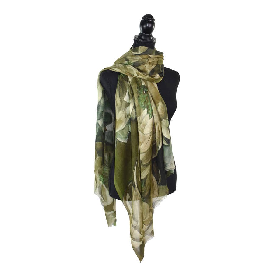 Moira Floral Cashmere Scarf