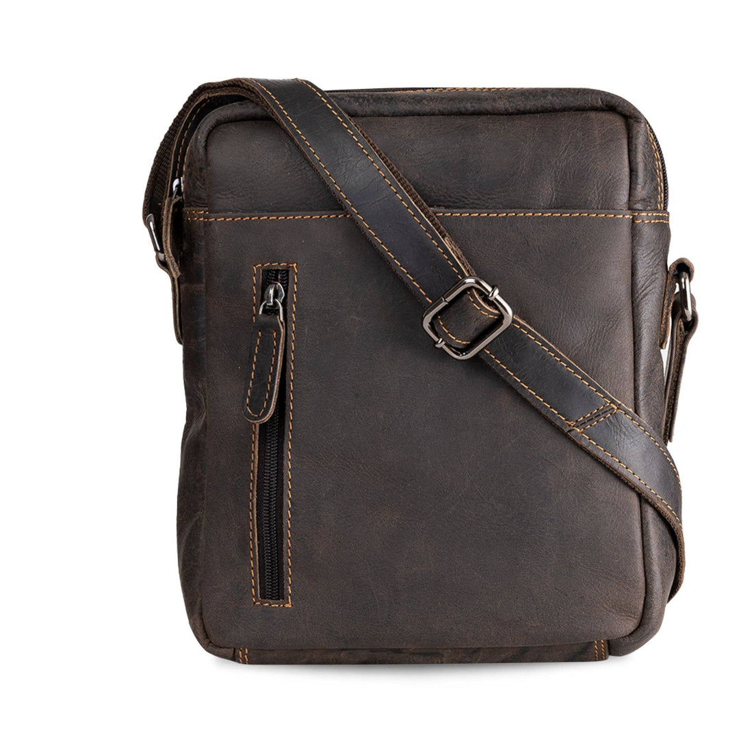 Dallas Leather Shoulder Bag - Unisex