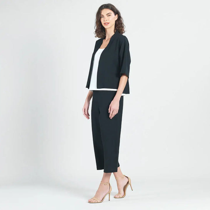 Linen Knit - Hi-Low Pocket Cardigan Jacket