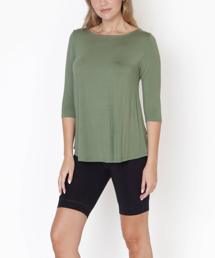 Bamboo Elbow Sleeve Top