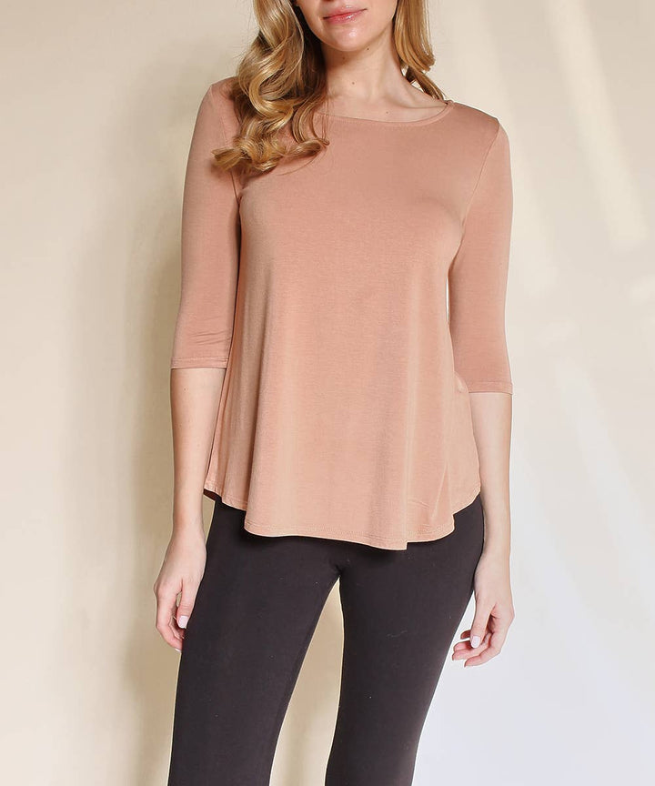 Bamboo Elbow Sleeve Top