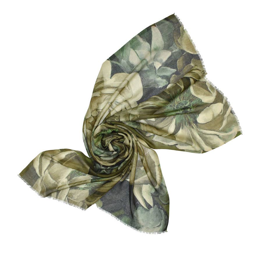 Moira Floral Cashmere Scarf