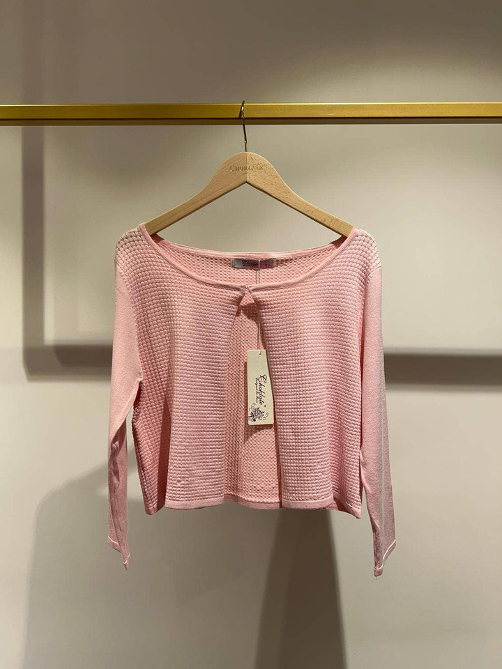 Ribbed Knit Bolero Vest