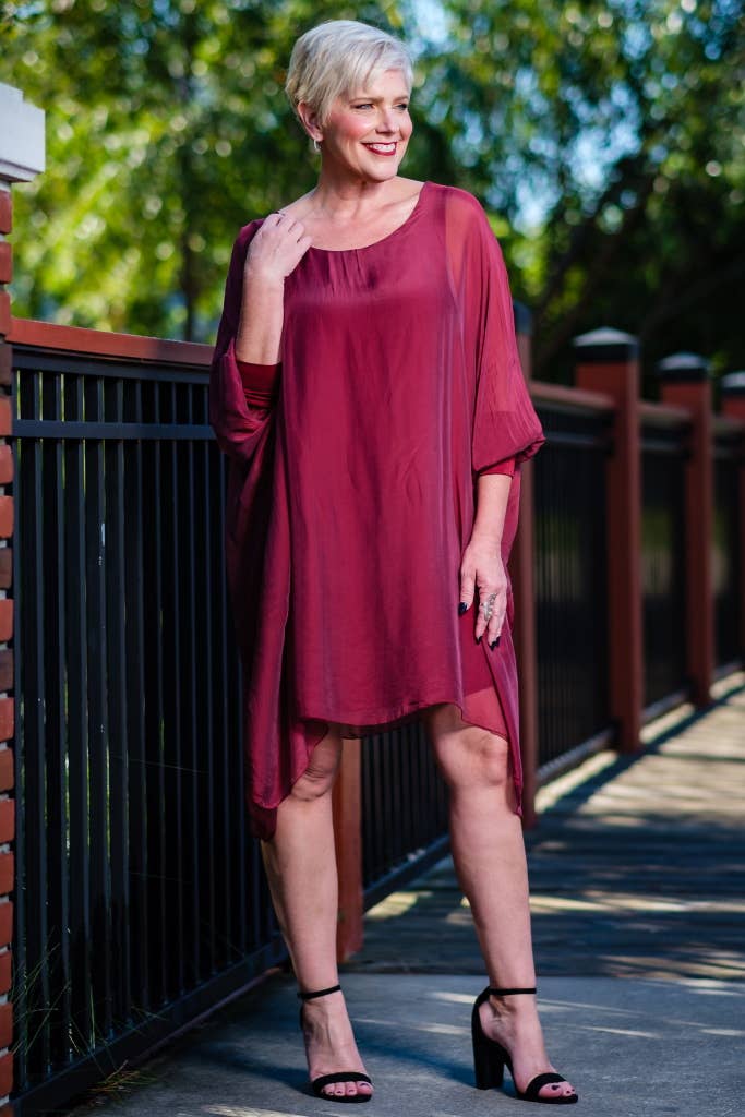 Alessia Silk Kaftan Dress