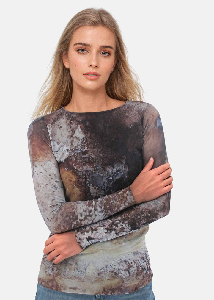 Cavely - Florence Double Sheer Top