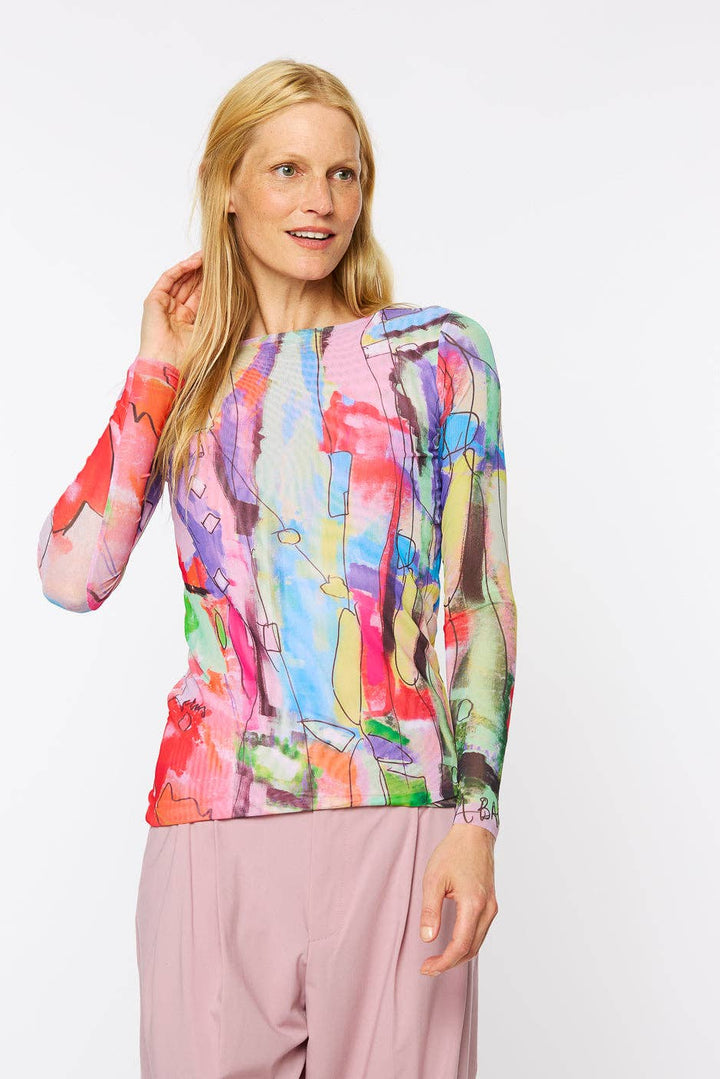 Candy Shop - Florence Double Sheer Top