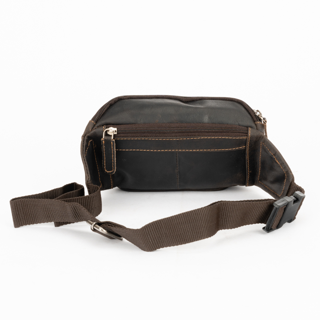 Echuca Unisex Leather Belt Bag