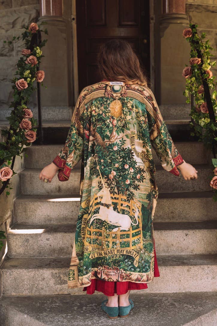Wildheart Opera Duster Kimono Robe ft. Unicorn & Castle