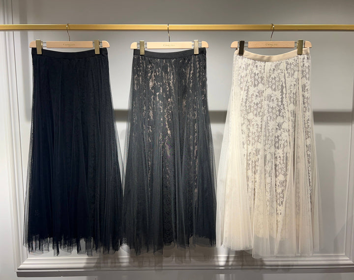March Tulle & Lace Skirt