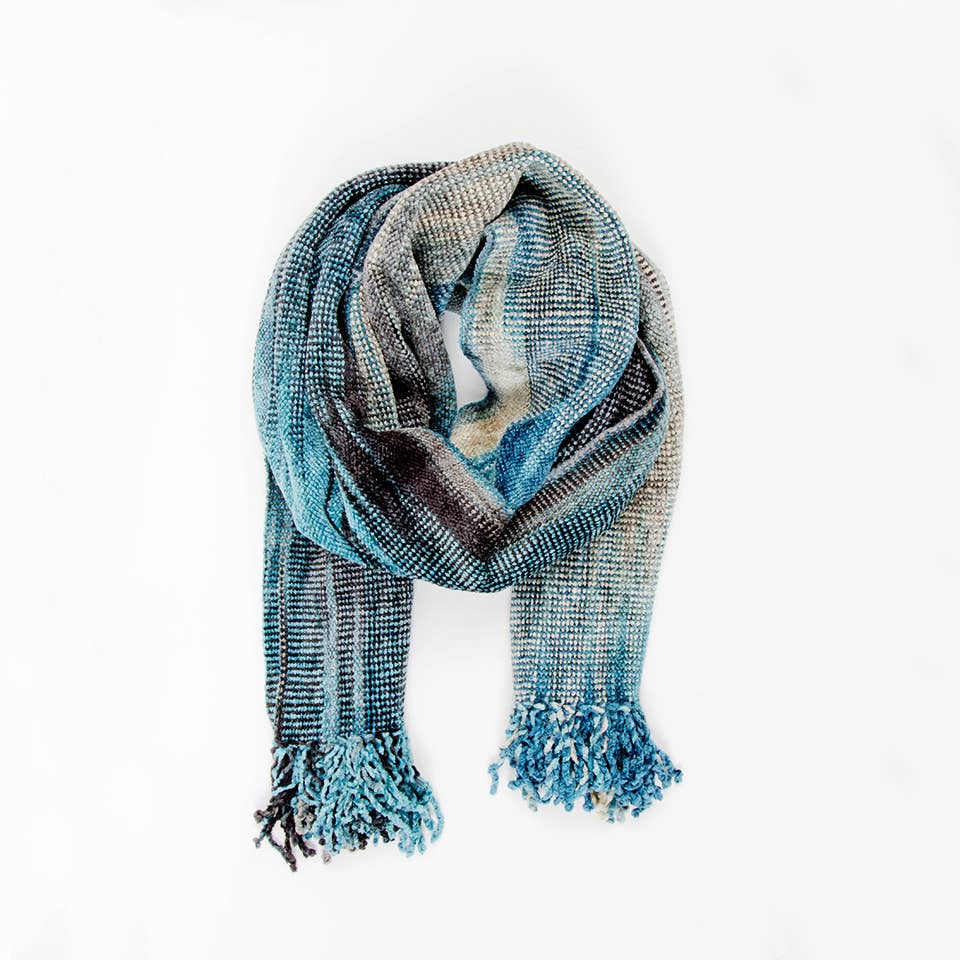 Handwoven Bamboo Chenille Scarf