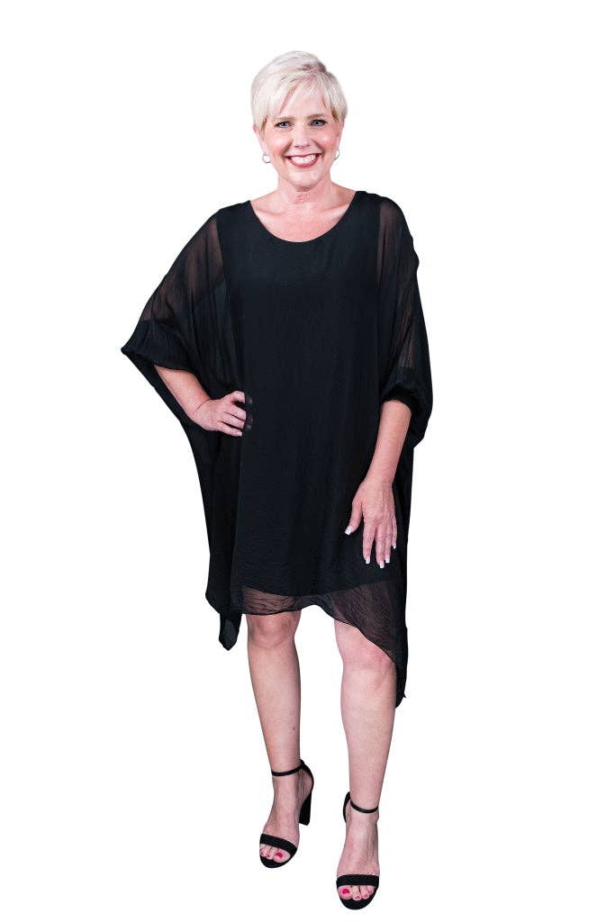 Alessia Silk Kaftan Dress