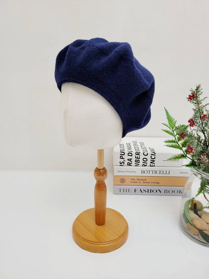 100%  Solid Wool French Beret