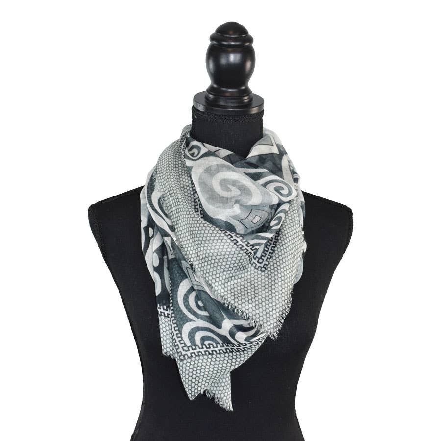 Serenity Artful Square Scarf