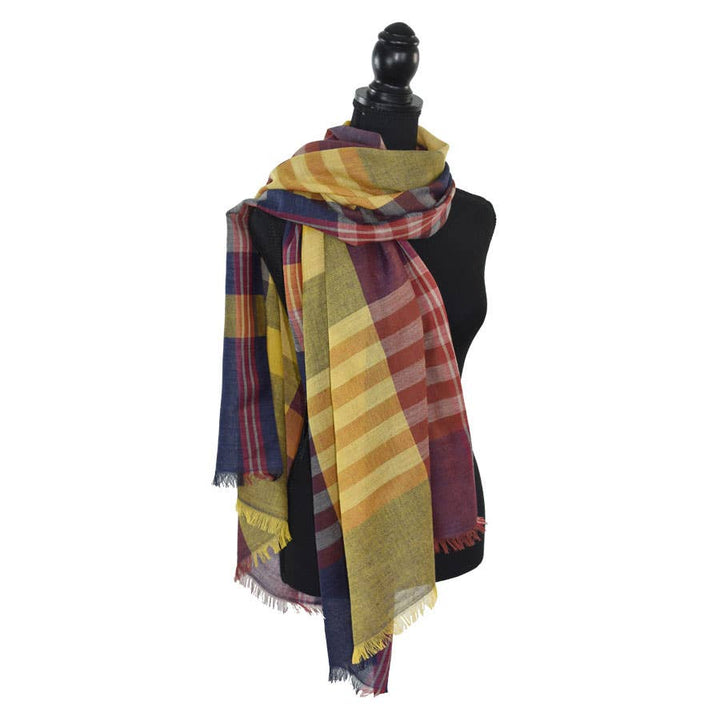 Jeanette Plaid Scarf