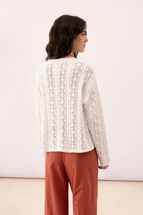 Structured Knit Cardigan
