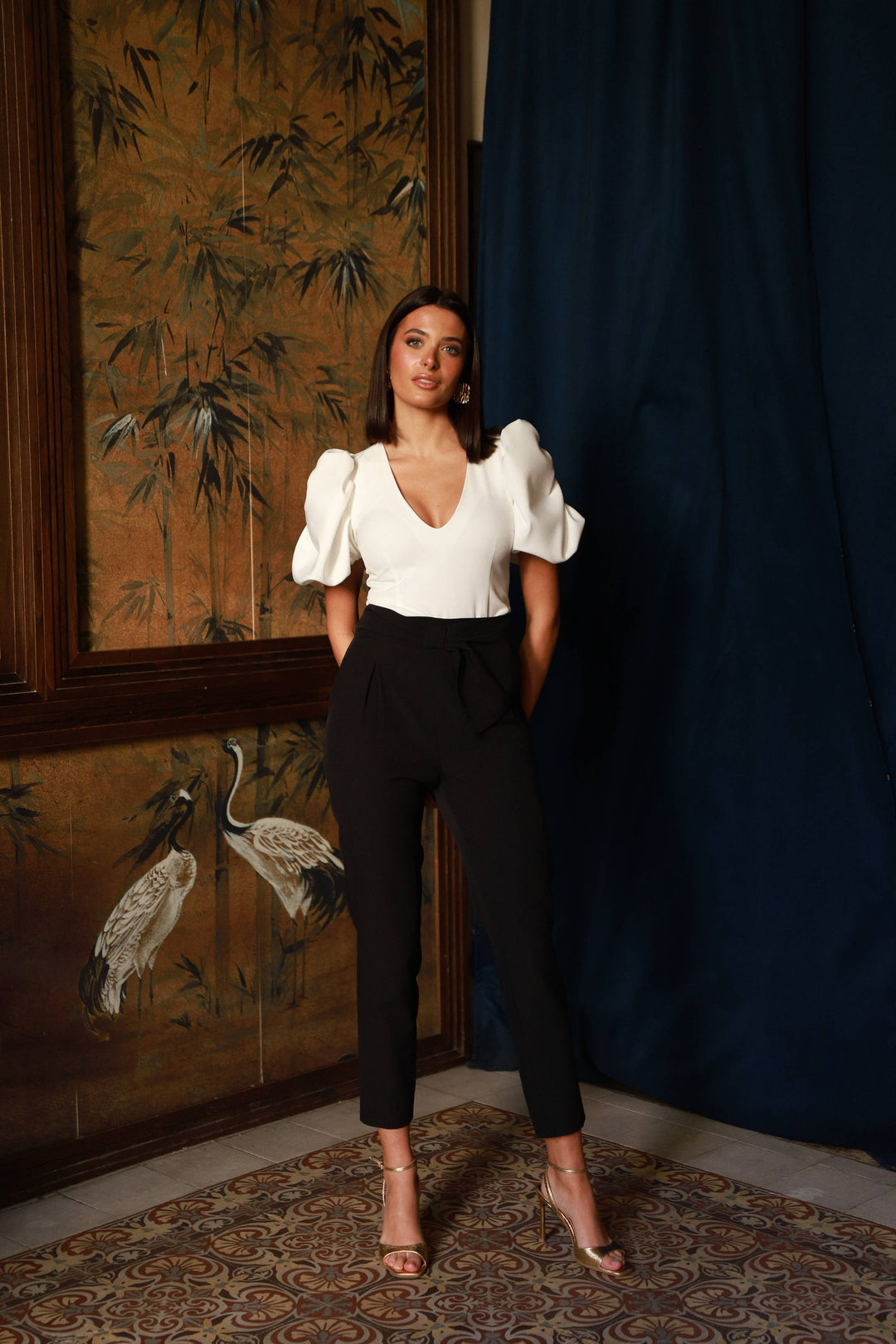 Top Promesa Puffed Sleeve Blouse