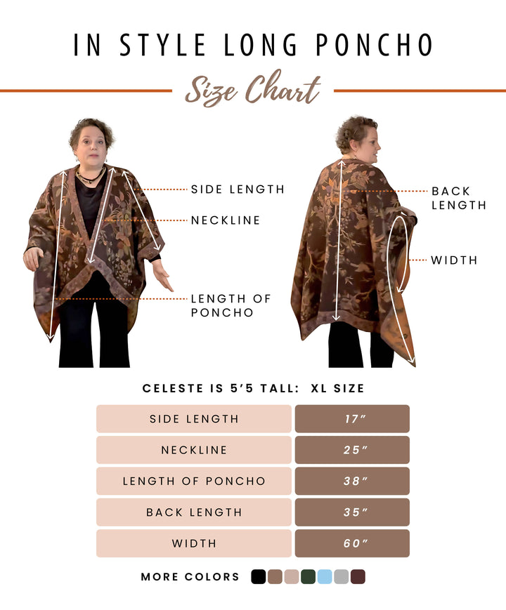 Poncho Cape~ Copper