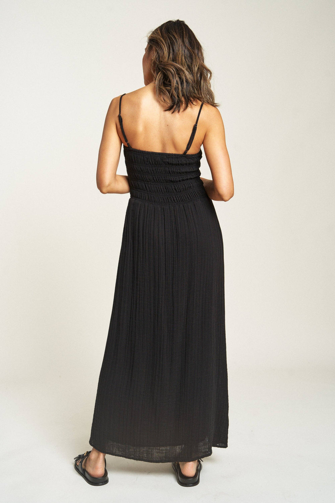 Maybrook Summer Maxi Dress, Black