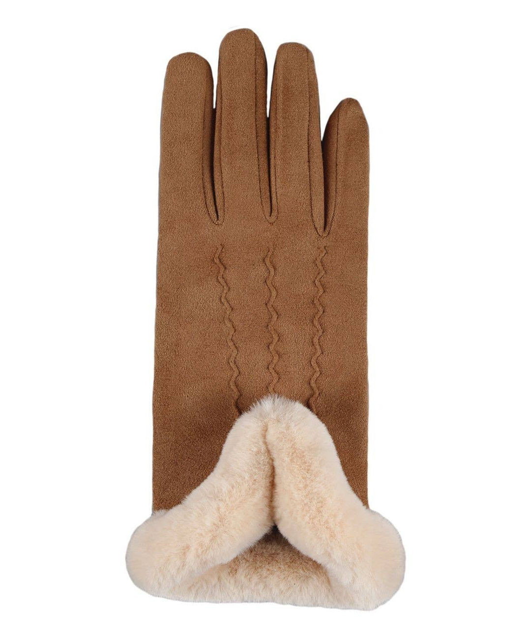 Faux Suede w/ Cuff Gloves Winter 