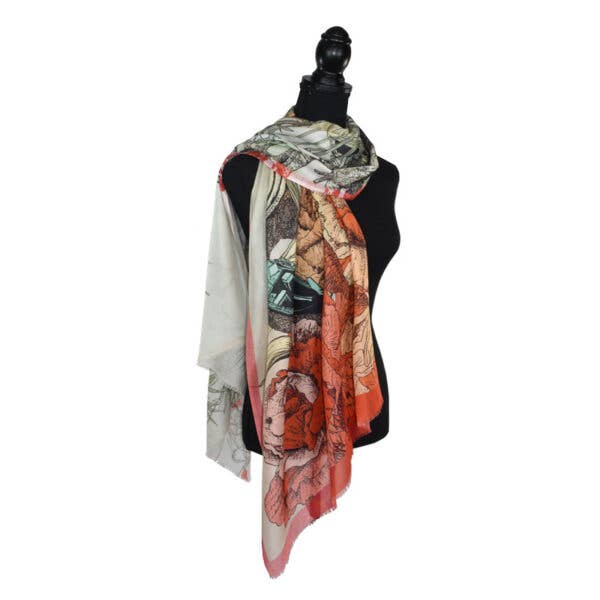 Pandora Asian Garden Scarf