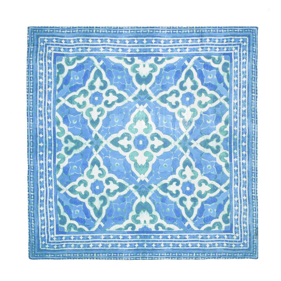 Arnette Medallion Print Square Scarf