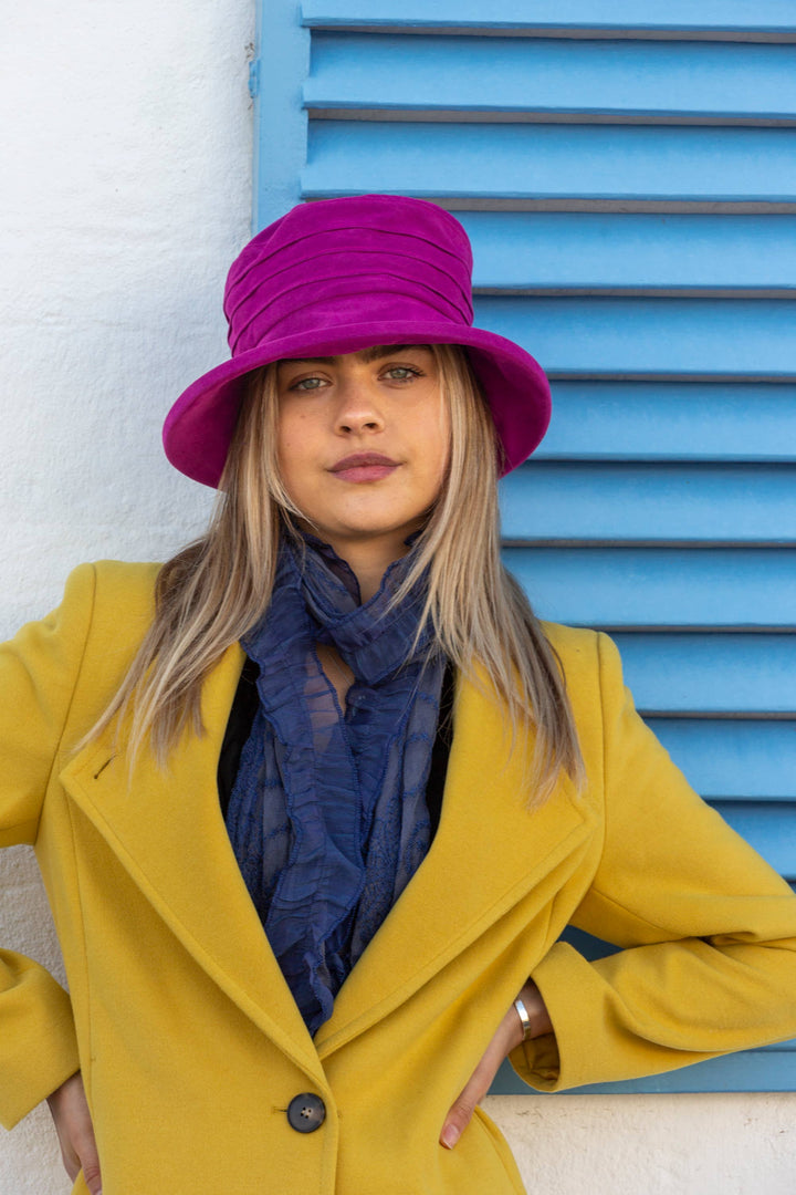 Water Resistant Velour Packable Hat
