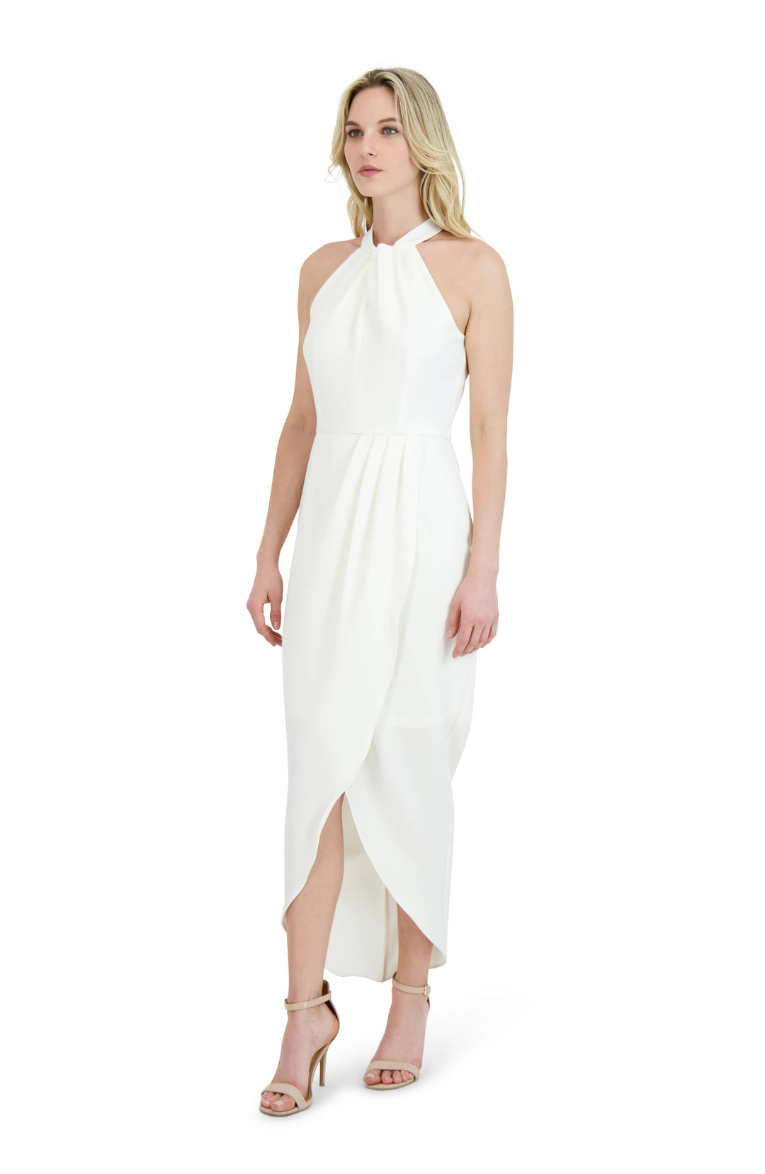 Julia Jordan Knot Neck Maxi Dress