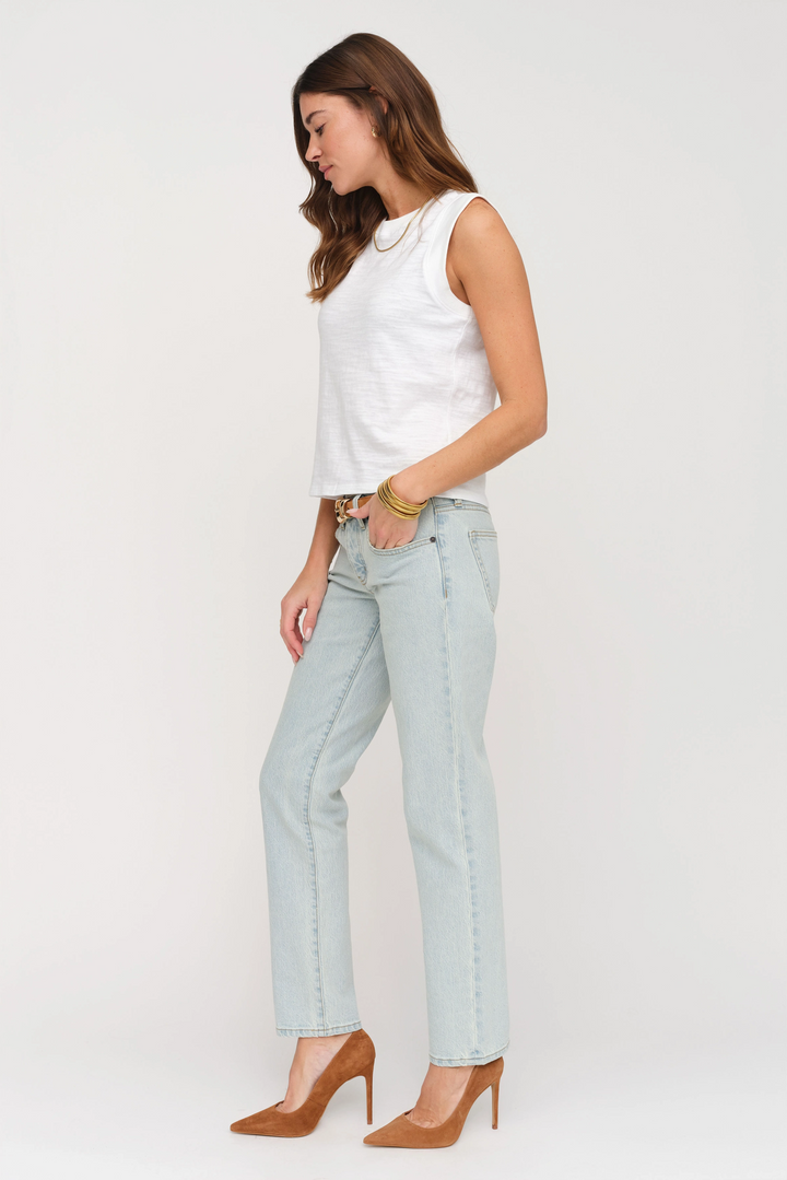 Chester Low Rise Slim Straight Bleached Indigo