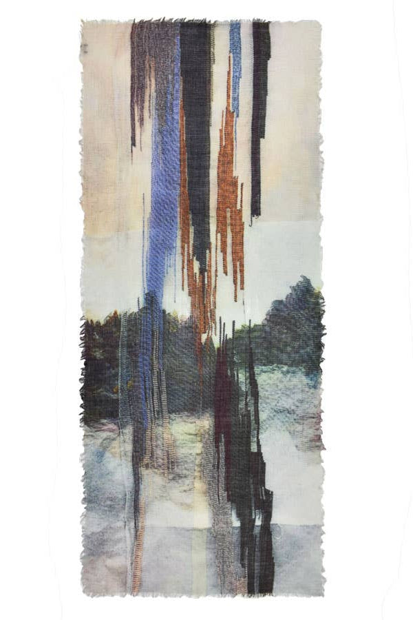 Lourdes Winter White Scarf