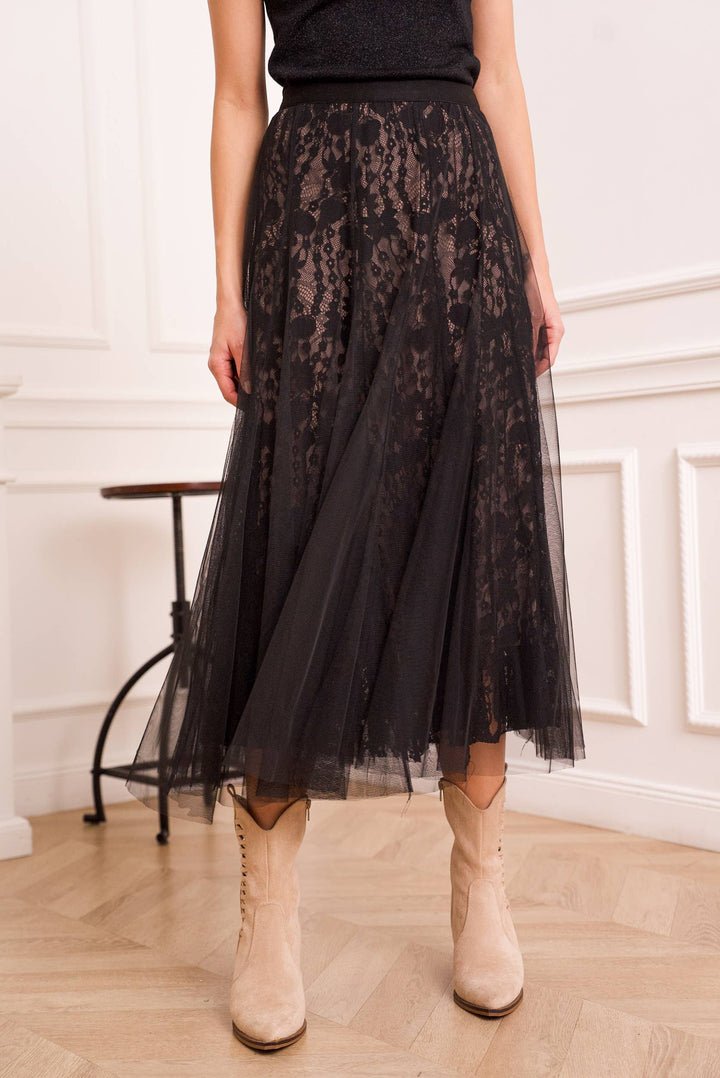 March Tulle & Lace Skirt